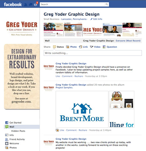 Follow me on Facebook