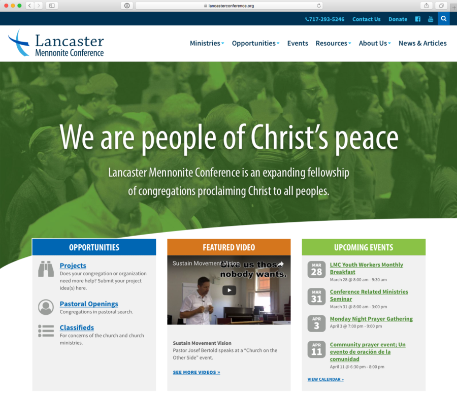 LMC website screenshot